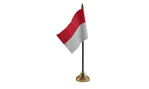 Indonesia Table Flags